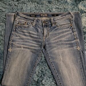 Affliction Denim Blue Skinny Jeans
